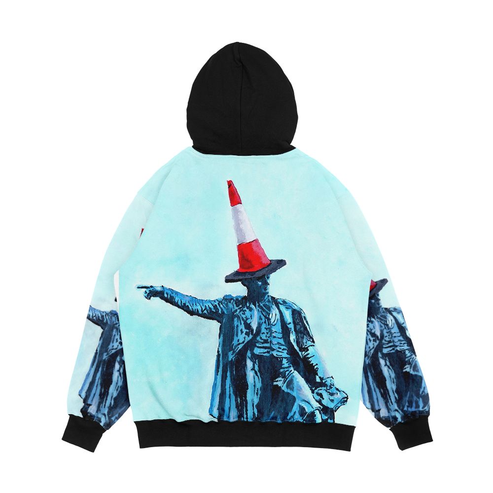Thomas Conehead Waghorn Of Chatham Men's All-Over-Print Hoodie - Image 2
