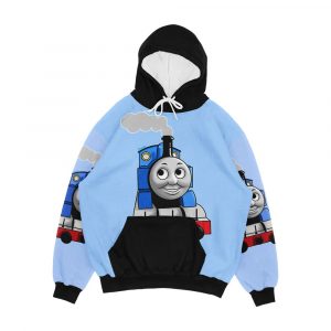 Thomas Puffing Along Men's All-Over-Print Hoodie
