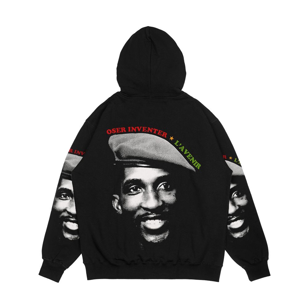 Thomas Sankara Men's All-Over-Print Hoodie - Image 2