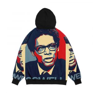 Alternative view of Thomas Sowell In Color Men's All-Over-Print Hoodie