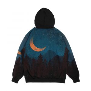 Alternative view of Those Summer Nights Men's All-Over-Print Hoodie