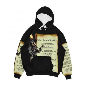 Thoth And The 7 Hermetic Principles Egyptian And Greek Philosophy From The Kybalion Men's All-Over-Print Hoodie