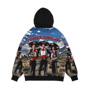 Alternative view of Three Amigos Men's All-Over-Print Hoodie