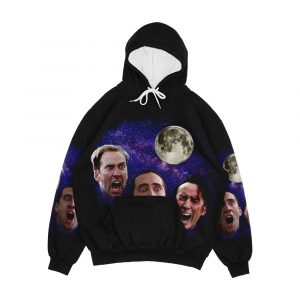 Three Cage Moon Men's All-Over-Print Hoodie