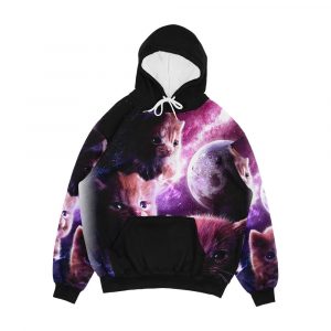 Three Delinquent Moon Men's All-Over-Print Hoodie