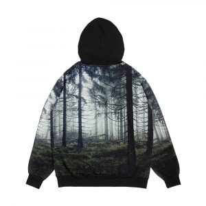 Alternative view of Through The Trees Men's All-Over-Print Hoodie