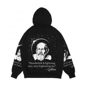 Alternative view of Thunderbolt And Lightning Galileo Graphic Men's All-Over-Print Hoodie