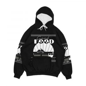 Tick Boom Good Food Moondance Diner Fresh Coffee Gift Men's All-Over-Print Hoodie