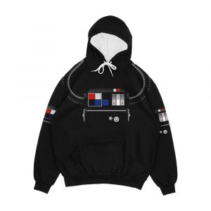Tie Fighter Pilot Chest Box Men's All-Over-Print Hoodie