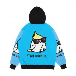Alternative view of Tiel With It Men's All-Over-Print Hoodie
