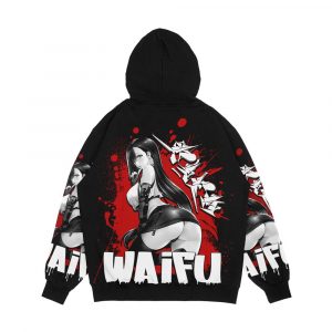 Alternative view of Tifa Lockhart Graffiti Ff7 Remake Men's All-Over-Print Hoodie
