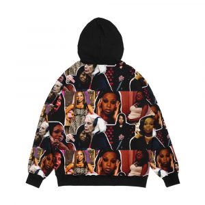 Alternative view of Tiffany Pollard Collage Montage Flavorette Celebrity Memes Reality Tv Puns Banter Jokes Funny Moments Gift Ideas Good Vibes Men's All-Over-Print Hoodie