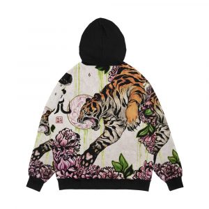 Alternative view of Tiger Men's All-Over-Print Hoodie