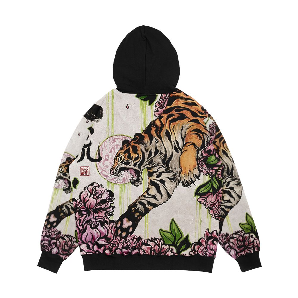 Tiger Men's All-Over-Print Hoodie - Image 2