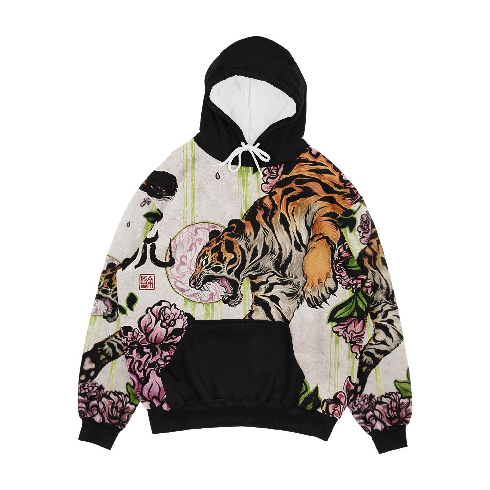Tiger Men's All-Over-Print Hoodie