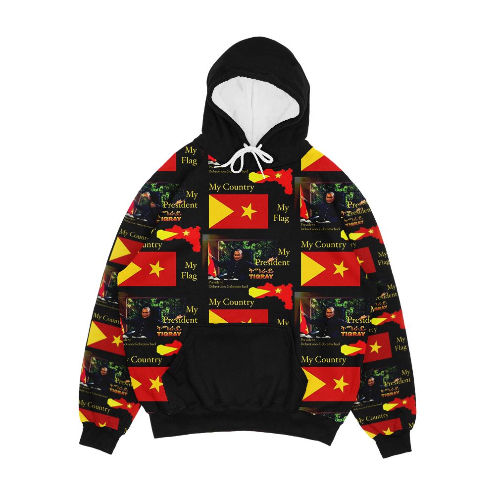Tigray Will Prevail Pride President Debretsion Gebremichael Men's All-Over-Print Hoodie