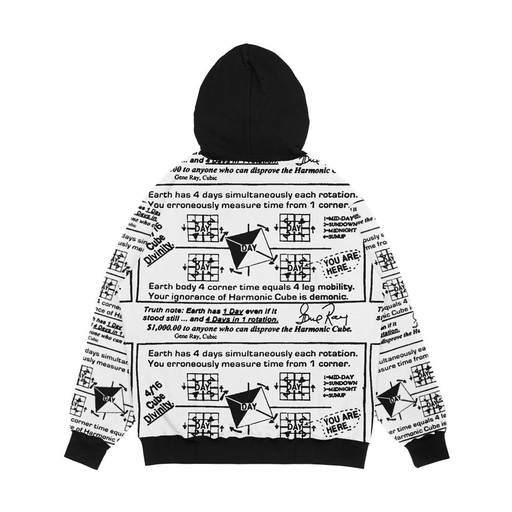 Time Cube Men's All-Over-Print Hoodie - Image 2