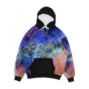 Time Lord Writing 13Th Doctor Jodie Whittaker Men's All-Over-Print Hoodie