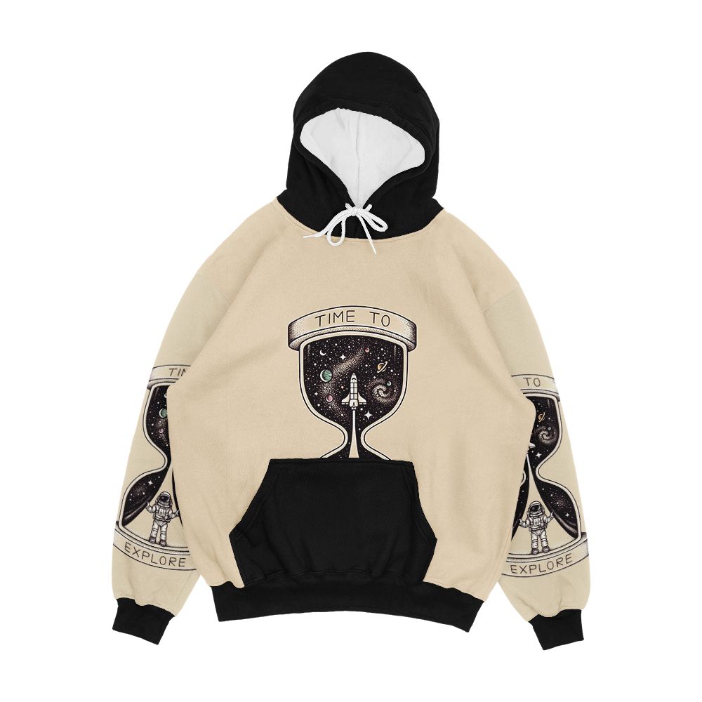 Time To Explore Men's All-Over-Print Hoodie
