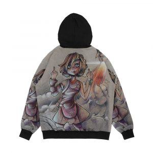 Alternative view of Tiny Tina Borderlands Men's All-Over-Print Hoodie