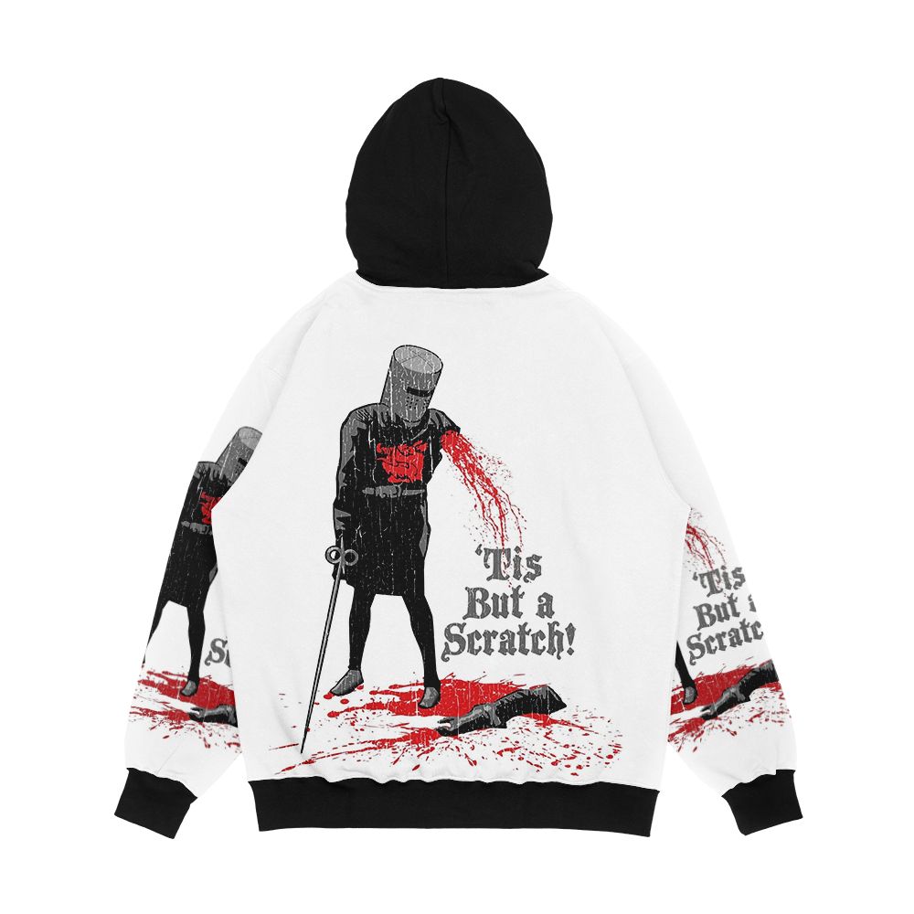 Tis But A Scratch Men's All-Over-Print Hoodie - Image 2