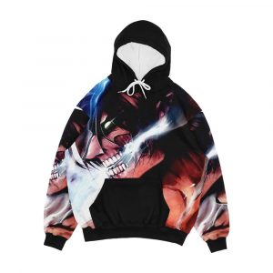 Titan Eren Shingeki No Kyojin Men's All-Over-Print Hoodie