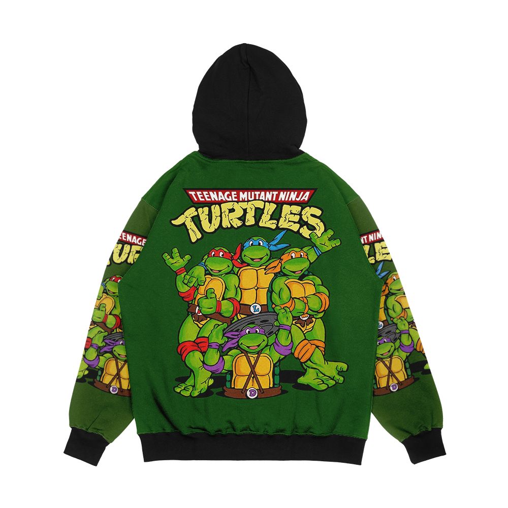Tmnt Teenage Mutant Ninja Turtles Men's All-Over-Print Hoodie - Image 2