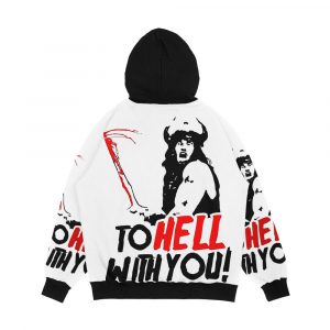 Alternative view of To Hell With You Conan The Barbarian Men's All-Over-Print Hoodie