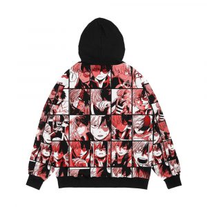 Alternative view of Todoroki Shoto Collage Men's All-Over-Print Hoodie