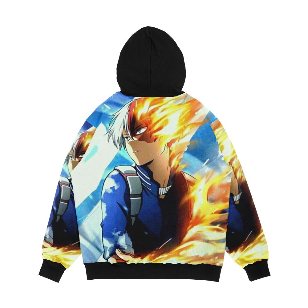 Todoroki Shoto Men's All-Over-Print Hoodie - Image 2
