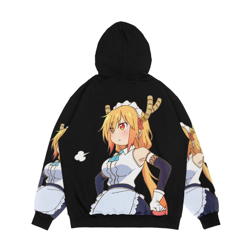 Tohru Maid Outfit Kobayashi San Chi No Maid Dragon Men's All-Over-Print Hoodie - Image 2