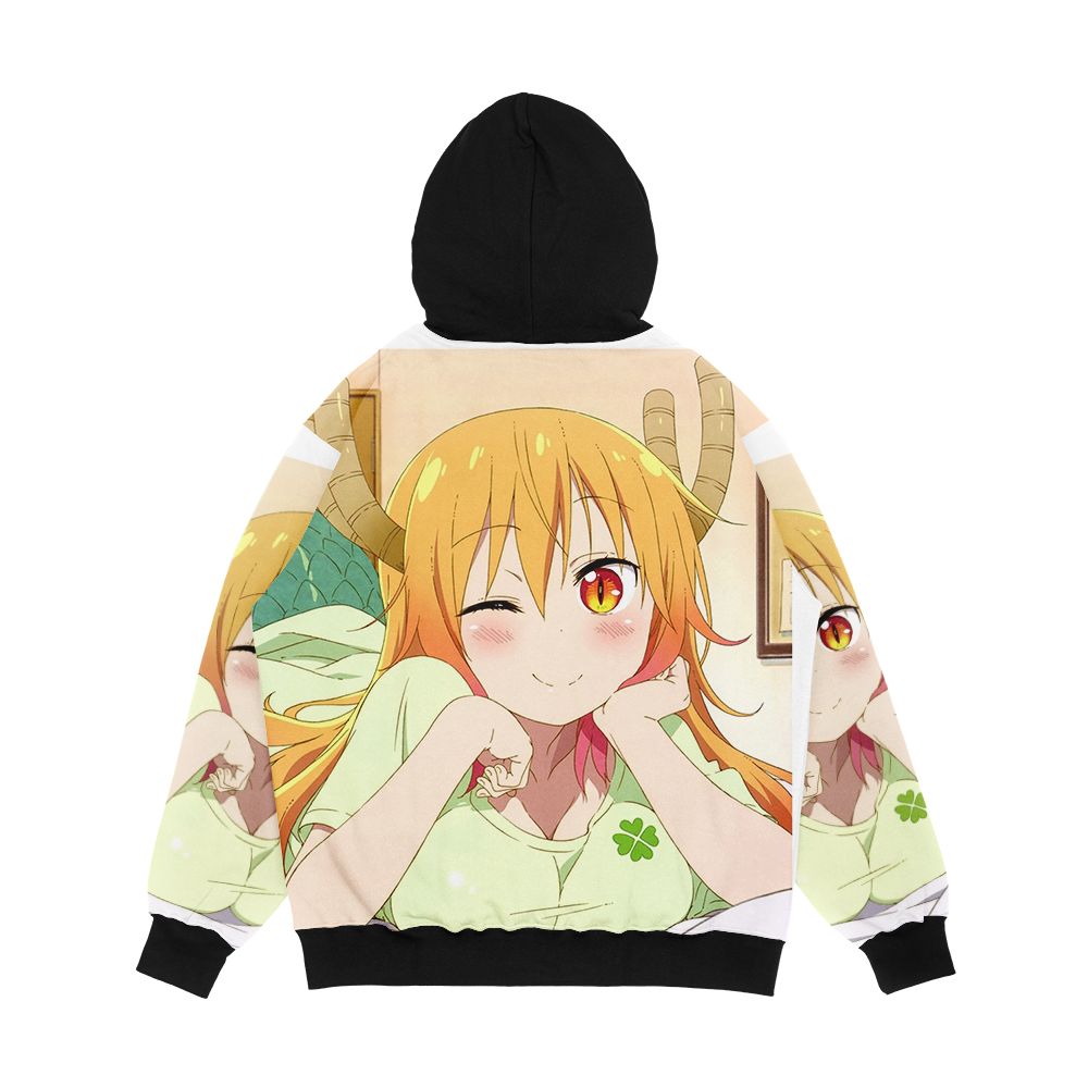 Tohru Miss Kobayashi s Dragon Maid Men's All-Over-Print Hoodie - Image 2