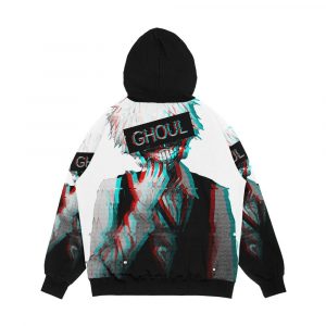 Alternative view of Tokyo Ghoul Ken Kaneki Men's All-Over-Print Hoodie