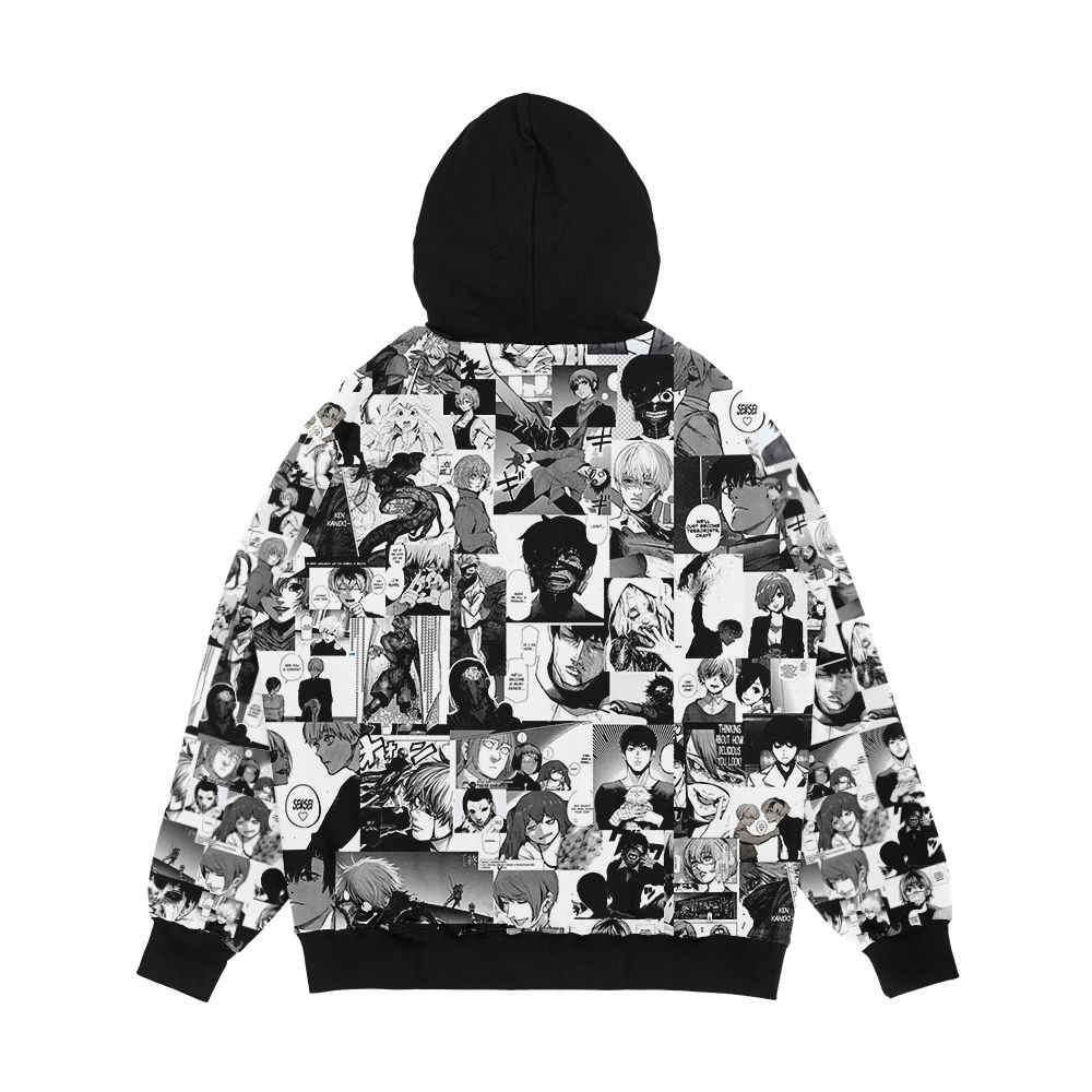 Tokyo Ghoul Shirt Men's All-Over-Print Hoodie - Image 2