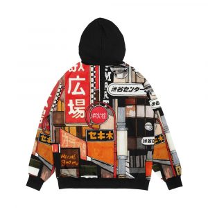 Alternative view of Tokyo Street Signs Men's All-Over-Print Hoodie