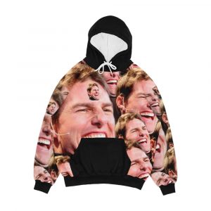 Tom Cruise Laughing Meme Photo Collage Men's All-Over-Print Hoodie