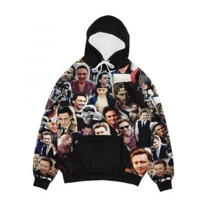Tom Hiddleston Collage Men's All-Over-Print Hoodie