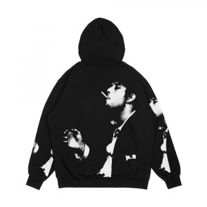 Alternative view of Tom Waits Icon Men's All-Over-Print Hoodie