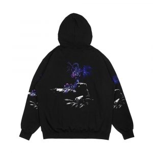 Alternative view of Tom Waits Smoking Nebula Men's All-Over-Print Hoodie