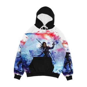 Tomb Raider Painting Men's All-Over-Print Hoodie