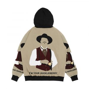 Alternative view of Tombstone I'm Your Huckleberry Men's All-Over-Print Hoodie