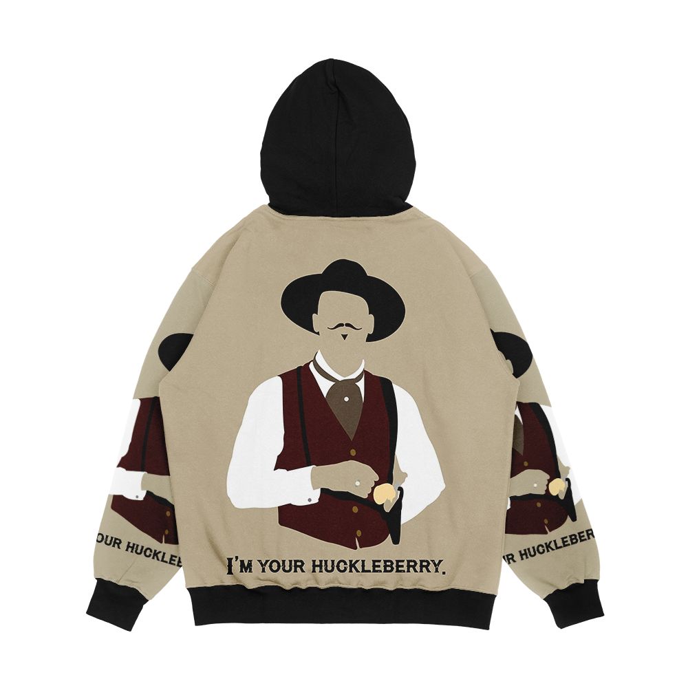 Tombstone I'm Your Huckleberry Men's All-Over-Print Hoodie - Image 2
