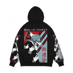 Alternative view of Tomura Shigaraki My Hero Academia Men's All-Over-Print Hoodie