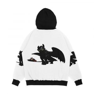 Alternative view of Toothless Men's All-Over-Print Hoodie