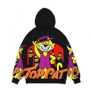 Alternative view of Top Cat Men's All-Over-Print Hoodie