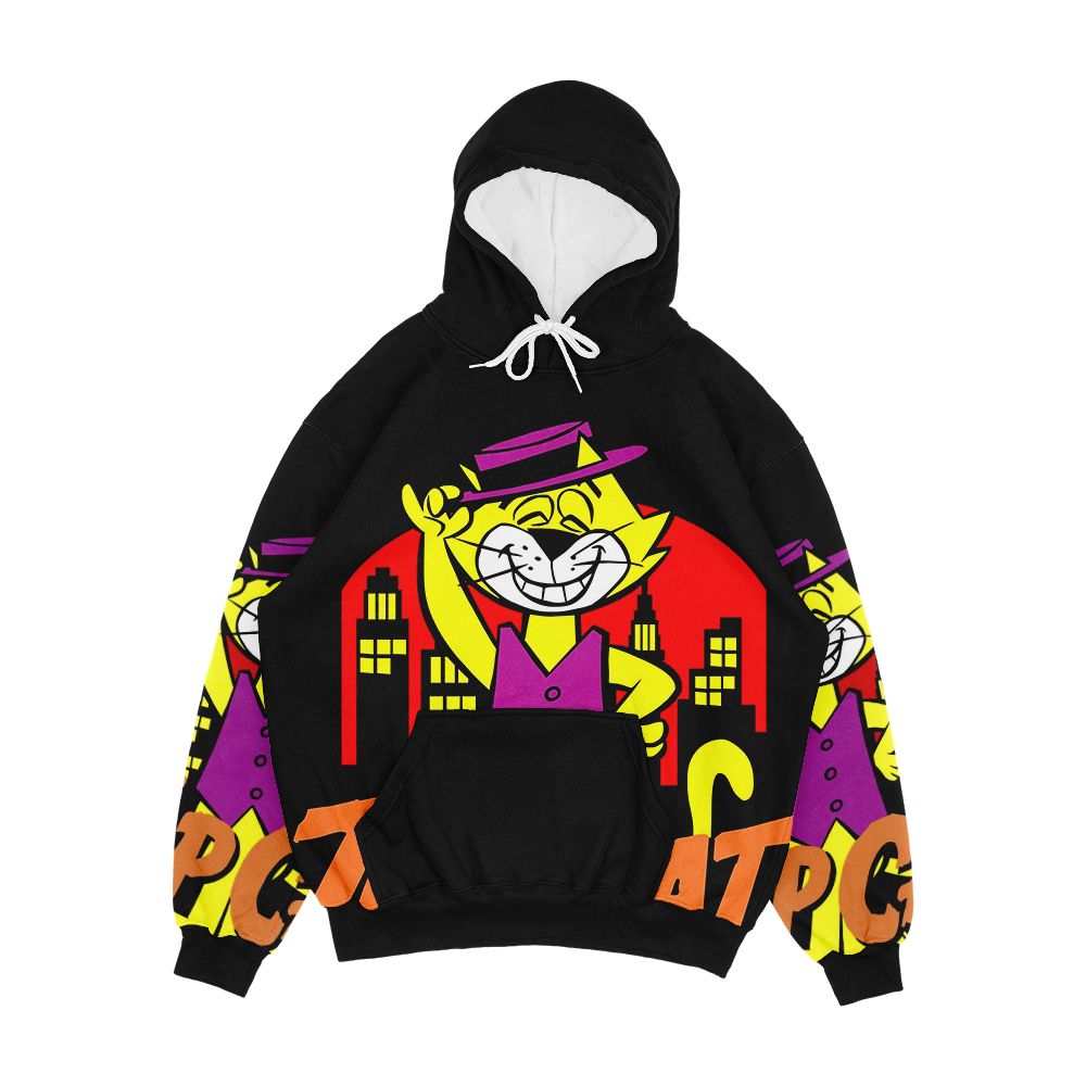 Top Cat Men's All-Over-Print Hoodie