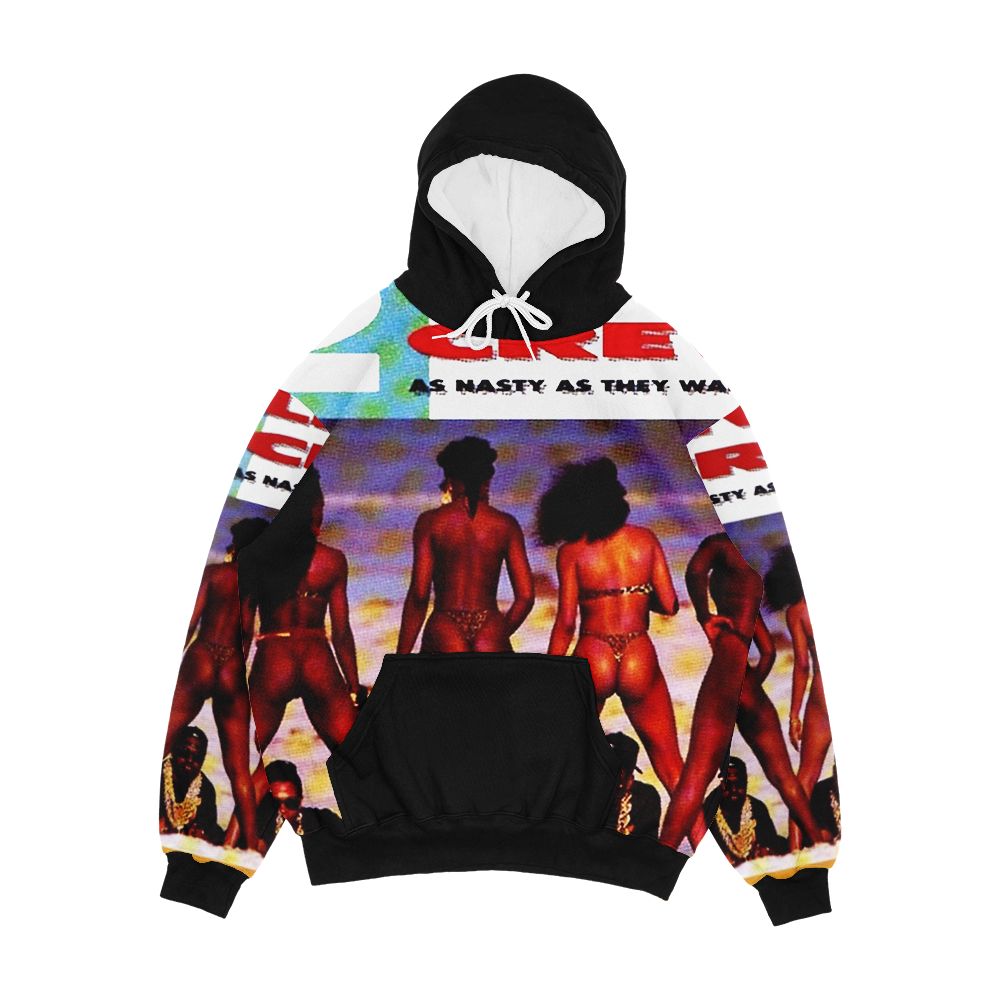 Top The 2 Live Crew Men's All-Over-Print Hoodie
