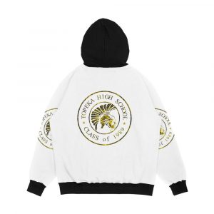 Alternative view of Topeka High School Class Of 1989 Men's All-Over-Print Hoodie