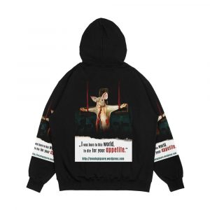 Alternative view of Toronto Pig Save Men's All-Over-Print Hoodie