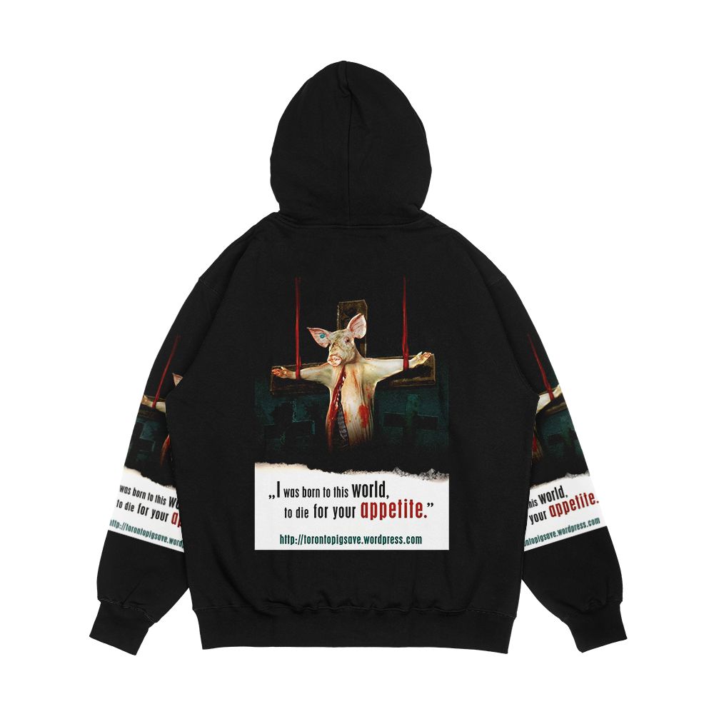 Toronto Pig Save Men's All-Over-Print Hoodie - Image 2